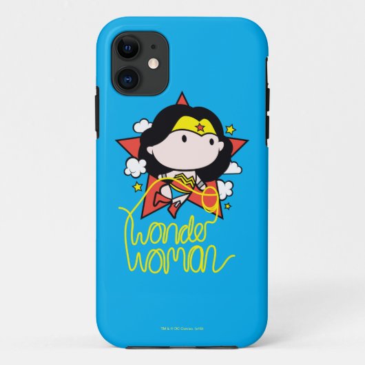 Chibi Wonder Vrouw met Lasso Case-Mate iPhone Case (Achterkant)