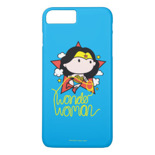Chibi Wonder Vrouw met Lasso iPhone 8 Plus / 7 Plus Hoesje