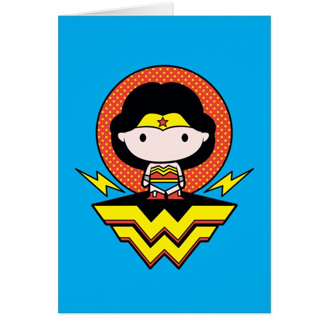 Chibi Wonder Woman avec Pois et logo (Devant)