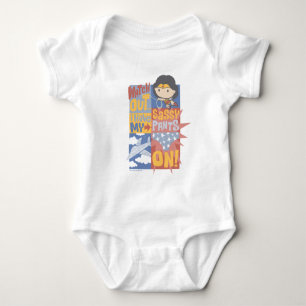 Chibi Wonder Woman Ik heb m'n smaakpels aan. Romper