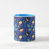 Chibi Wonder Woman, Superman en Batman Pattern Mok (Midden)