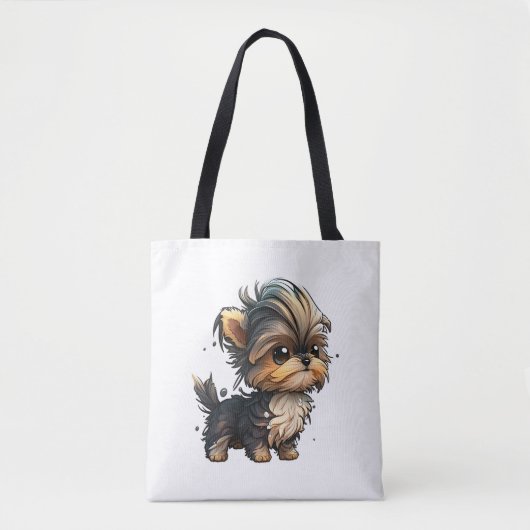 Chibi Yorkshire Terrier Draagtas (Voorkant)