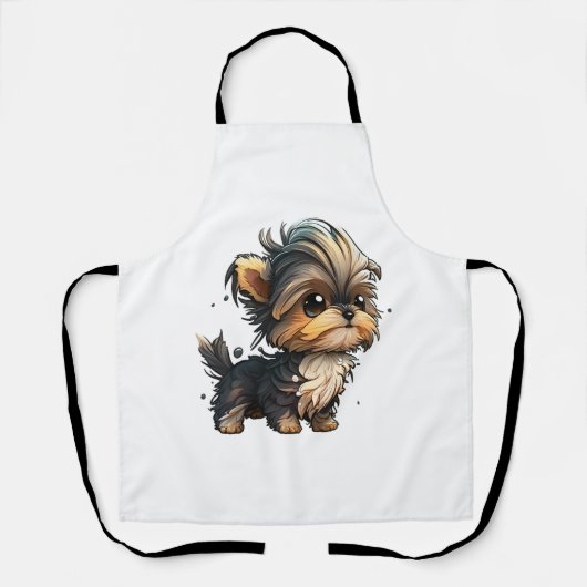 Chibi Yorkshire Terrier Schort (Voorkant)
