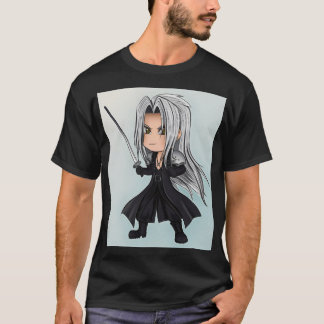 Chibi zilverharige antiheld t-shirt