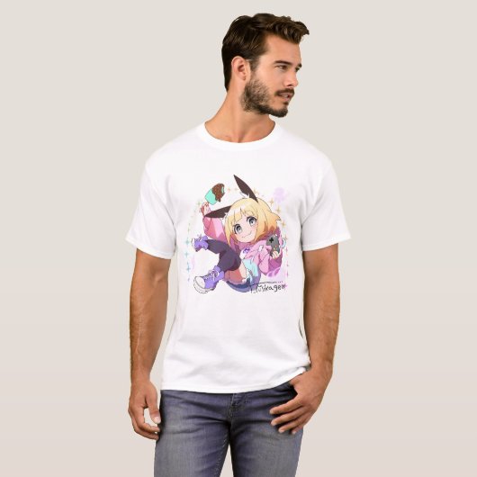 Chibikage signature Men's Basic T-Shirt Tシャツ (Devant entier)