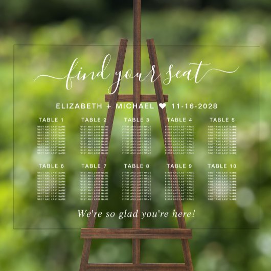 Chic 10 Table Blanc Mariage De Script Siège Clair