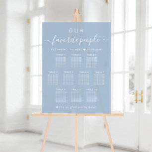 Chic 10 Table Dusty Blue Mariage Siège Frosted