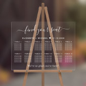 Chic 12 Table Mariage Blanc Siège