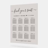 Chic 12 Table Taupe Mariage Siège Frosted (Angle)