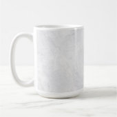 Chic 15 oz Classic Mug with White Marble Pattern (Gauche)