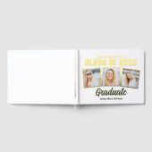 Chic 2025 Graduation 3 Photo Collage Gold Foil (Complet)