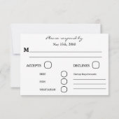 Chic 21st Birthday Pink Glitter RSVP (Achterkant)