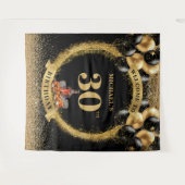 Chic 30e verjaardag Whiskey Event Tapijt Wandkleed (Voorkant (horizontaal))