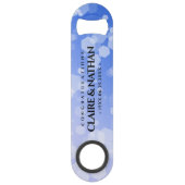 Chic 45th 51st 65th Sapphire Wedding Jubileum Speed Flessenopener (Voorkant)