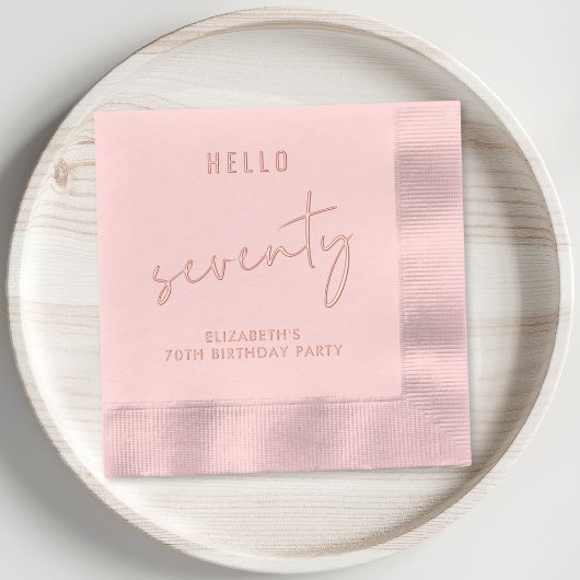 Chic 70e fête d'anniversaire