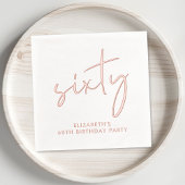 Chic 70ste verjaardag folie servetten