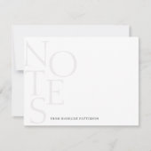Chic A-notities van Simple Stationery Note Kaart Notitiekaartje (Voorkant)