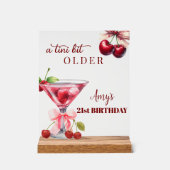 Chic A Tini Bit Older Cherry Martini 21st Birthday (Recto)