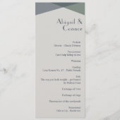 Chic Abstract Geometric Sage Navy Dusty Blue Programma (Voorkant)