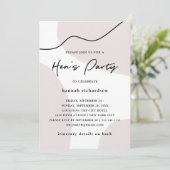 Chic Abstract Neutral | Partij van de waterverf ki Kaart (Staand voorkant)