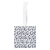 Chic-abstracte diamant kubus ornament (Voorkant)