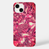 Chic Abstracte Magenta Kleurtoonen Case-Mate iPhone Case (Achterkant)