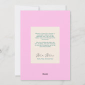 Chic Abstrait Paint Noël Carte photo (Dos)