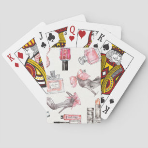 Chic Accents Mode Waterverf Pokerkaarten