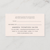 Chic Afro-Amerikaanse Hair Salon Referral (Achterkant)