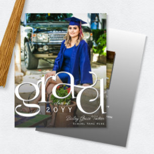 Chic AFSTUDEERDER Photo Budget Afstuderen Aankondi