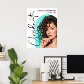 Chic Afstuderen Script Arch Foto Poster (Thuiskantoor)