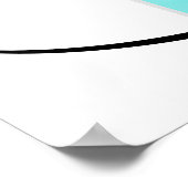 Chic Afstuderen Script Arch Foto Poster (Hoek)