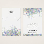 Chic Ajouter Votre Logo Collier Boucles d'oreilles (Devant & derrière)