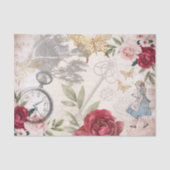 Chic Alice in Wonderland ontkoppeling Tissuepapier (Voorkant)