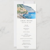 Chic Amalfi Coast Italie Programme de mariage pays (Devant)