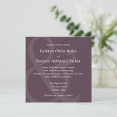 Chic Ampersand Wedding Invitations Kaart (Staand voorkant)