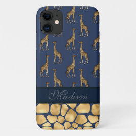 Chic Animal Script Name Stylish Trendy Oerwoud iPhone 11 Hoesje