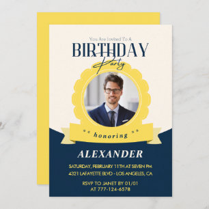 Chic anniversaire 49e anniversaire invitation Mode