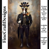 Chic Anthropomorphic Steampunk Horse Q8H Decoupage Tissuepapier