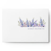 Chic Aquarelle Fleur pourpre