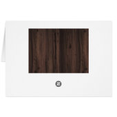 Chic Aquarelle tournesol Mariage Merci en bois (Dos Horizontal)