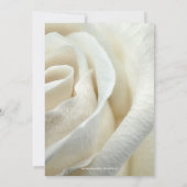 Chic Artisan Rose ivoire argent Faire-part de mari (Dos)