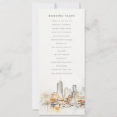 Chic Atlanta Georgia Landscape Wedding Programme (Dos)