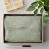 Chic Avocado Green Glitter Birthday Tissuepapier (Geschenk)
