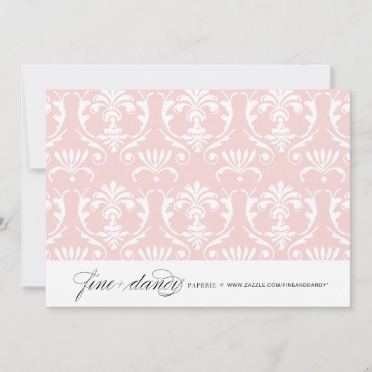 CHIC BABY | GEBOORTEAANKONDIGING AANKONDIGING (Achterkant)