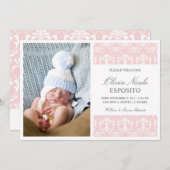 CHIC BABY | GEBOORTEAANKONDIGING AANKONDIGING (Voorkant / Achterkant)