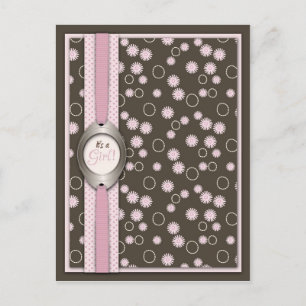Chic Baby Girl Briefkaart