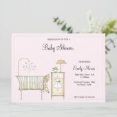 Chic Baby Room Kaart (Staand voorkant)