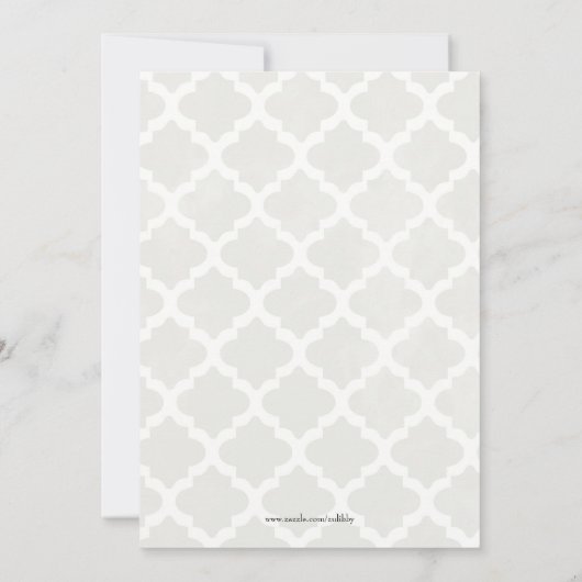 Chic Bachelorette Bash Invitation personnalisée (Dos)