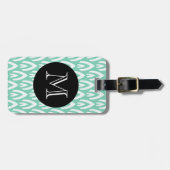 CHIC BAGAGE/TAS LABEL_MODERN MINT/WIT/ZWART BAGAGELABEL (Voorkant horizontaal)